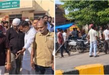 नाली के पानी ने बढ़ाई रंजिश, सड़क पर बरसीं लाठियां प्लॉट में पानी बहाने को लेकर दो पक्षों में खूनी टकराव, व्यापारी पिता-पुत्र समेत तीन घायल; सड़क पर दौड़ा-दौड़ाकर पीटने का वीडियो वायरल